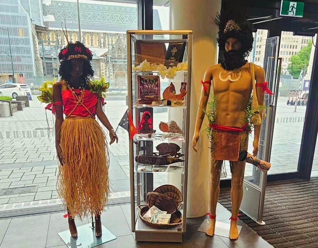 Community gathering at Tūranga Library in Christchurch